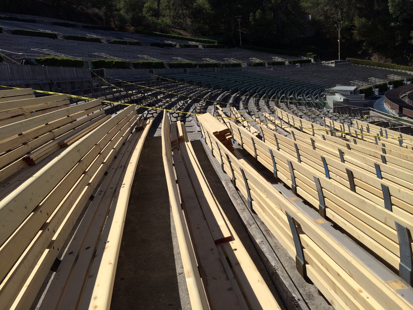 Hollywood Bowl bench seats get an upgrade Hollywood Bowl Tips